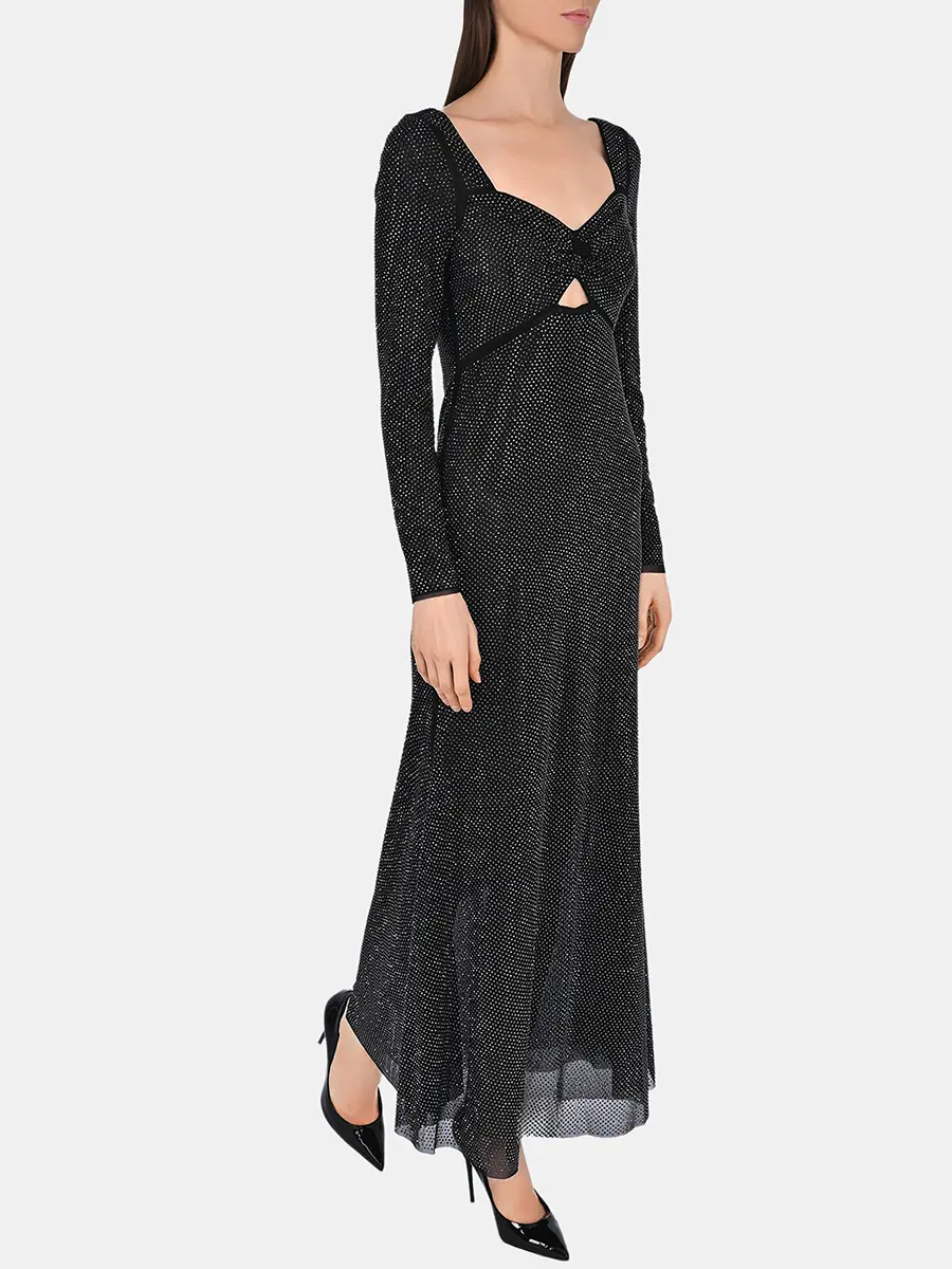 Платье со стразами