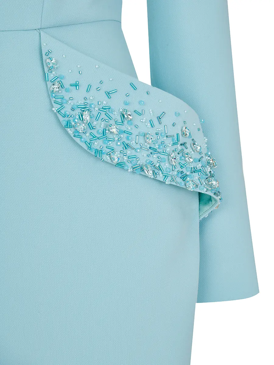 Платье однотонное