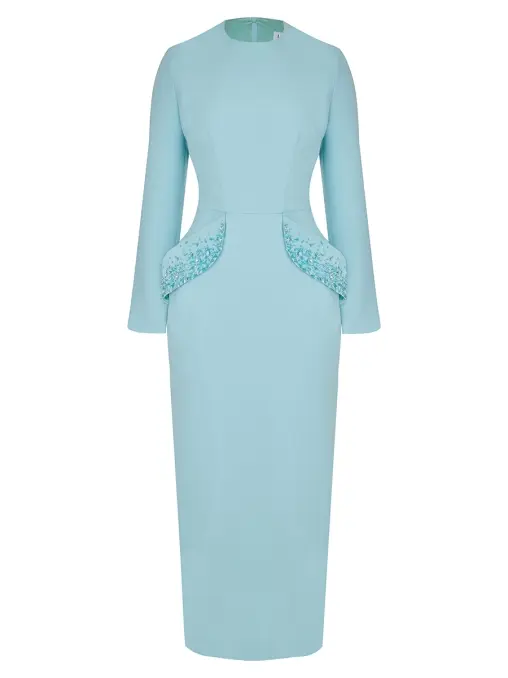 Платье однотонное LEFFERS