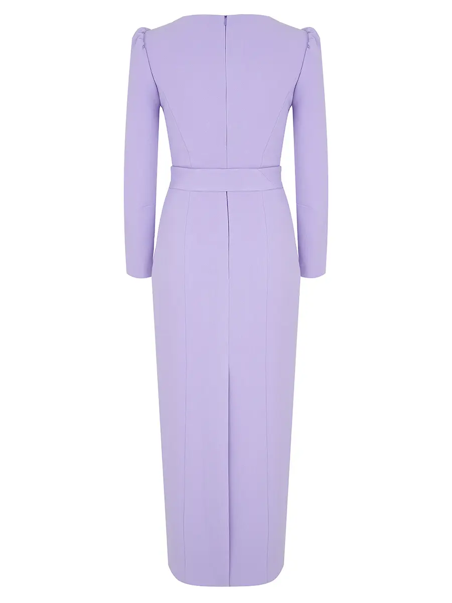 Платье однотонное