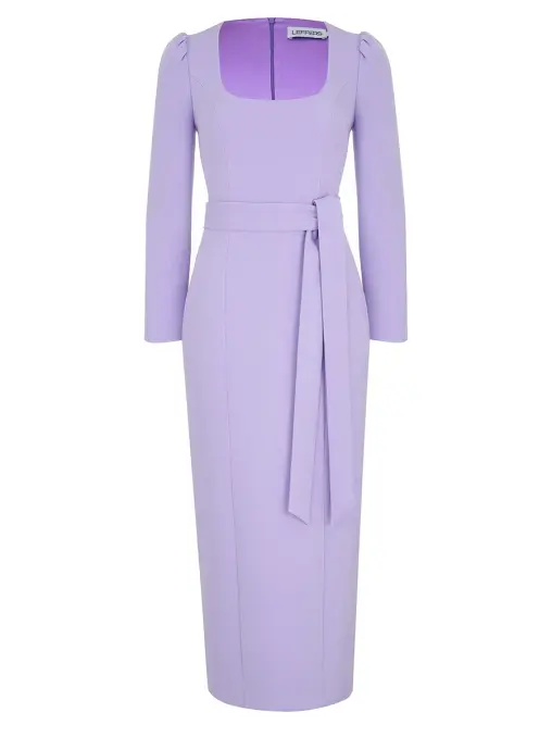 Платье однотонное LEFFERS