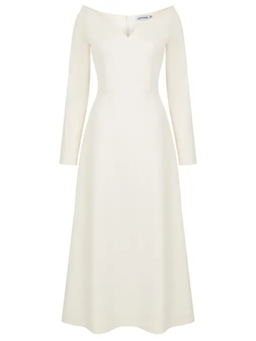 Платье однотонное LEFFERS