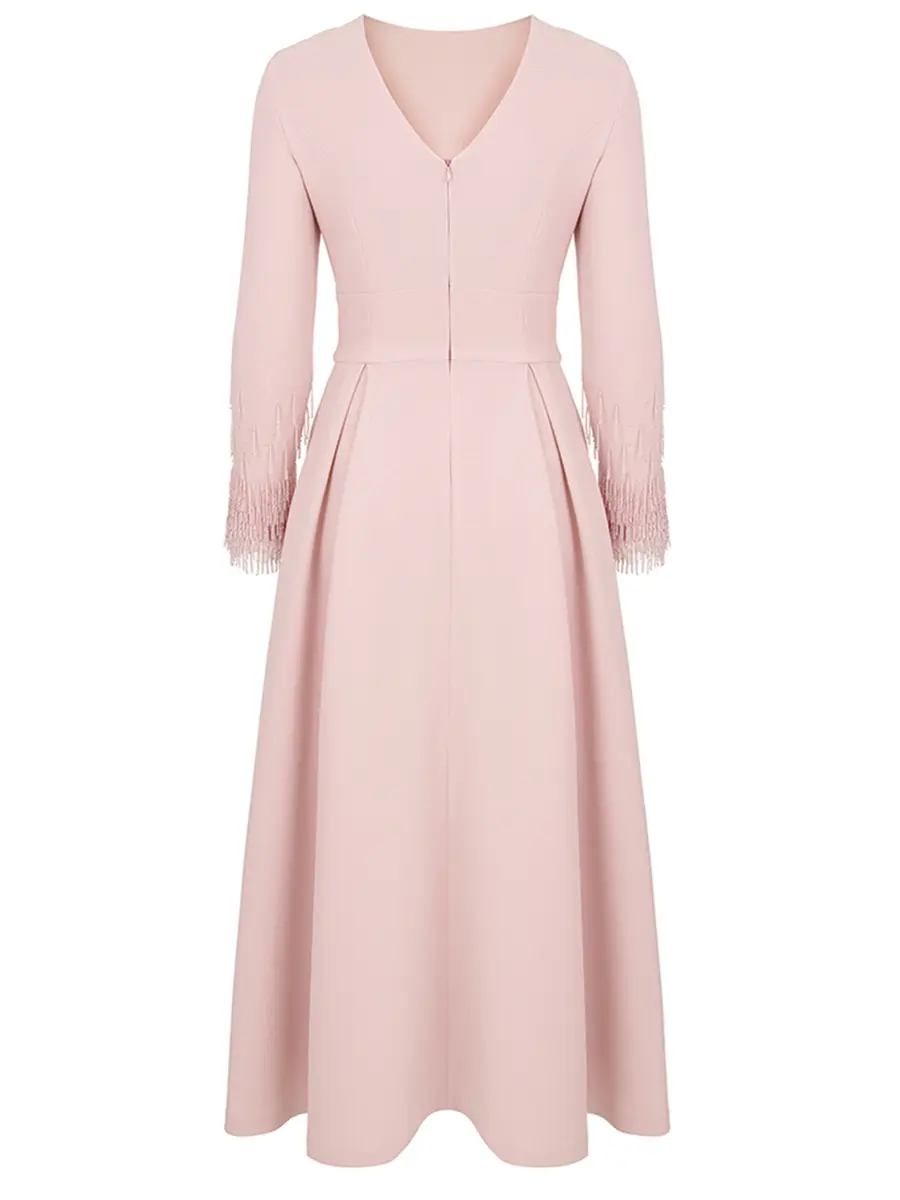 Платье с бисером