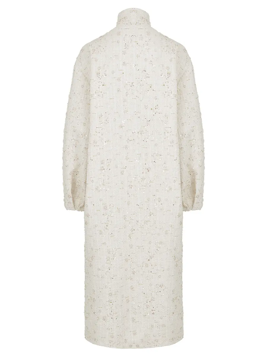 Кардиган с перьями