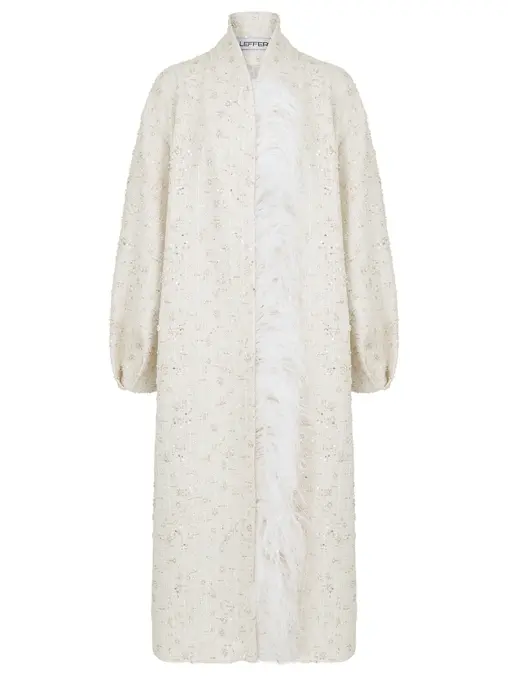 Кардиган с перьями LEFFERS