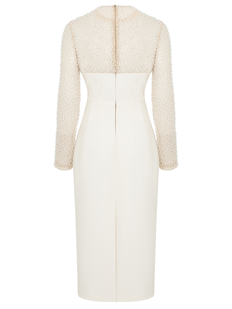 Платье с жемчугом