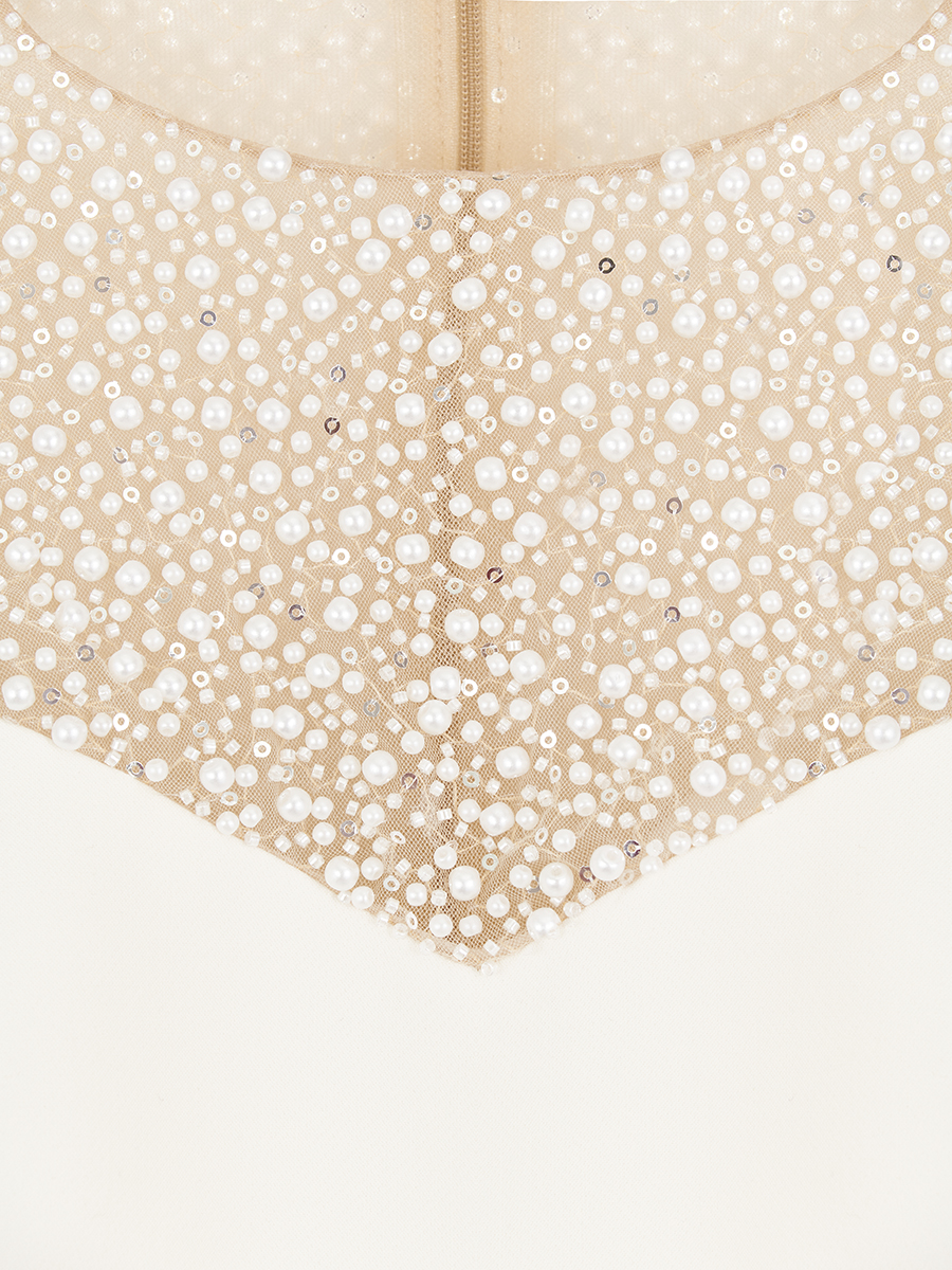 Платье с жемчугом