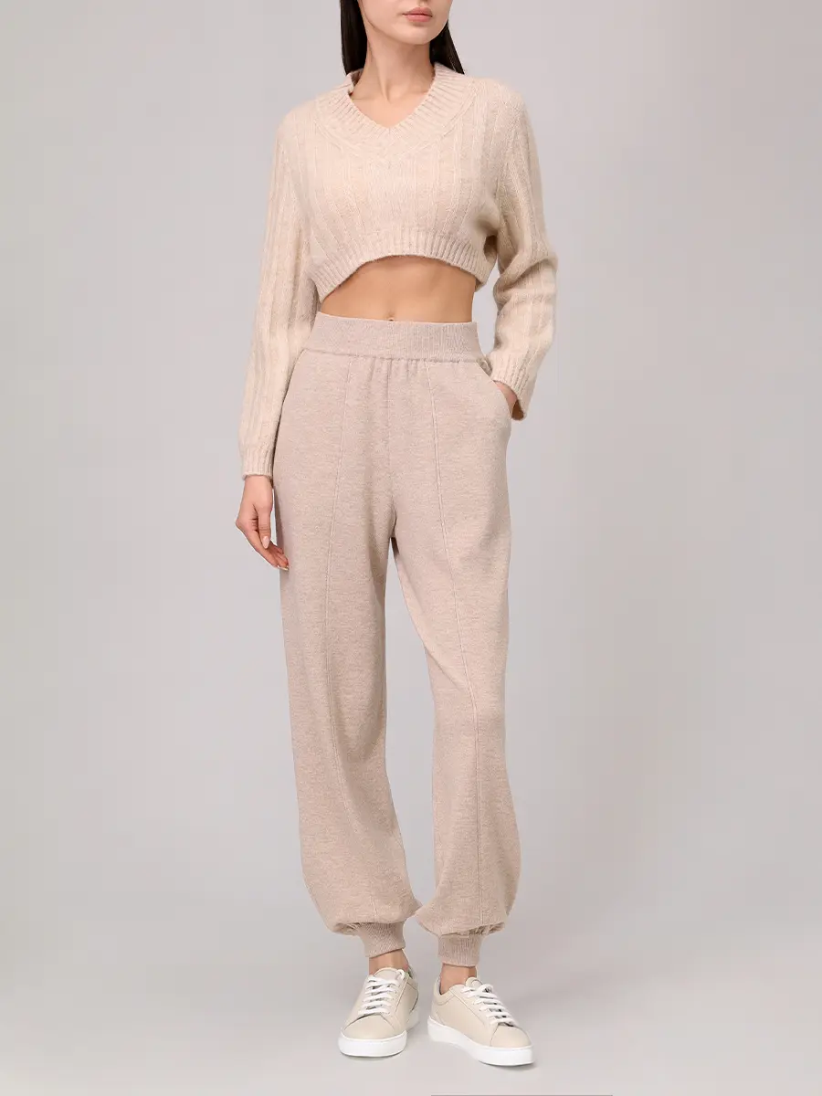 Джоггеры шерстяные