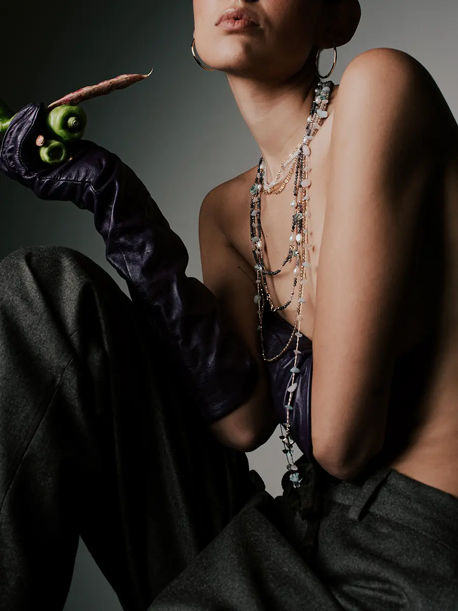 Колье с подвесками