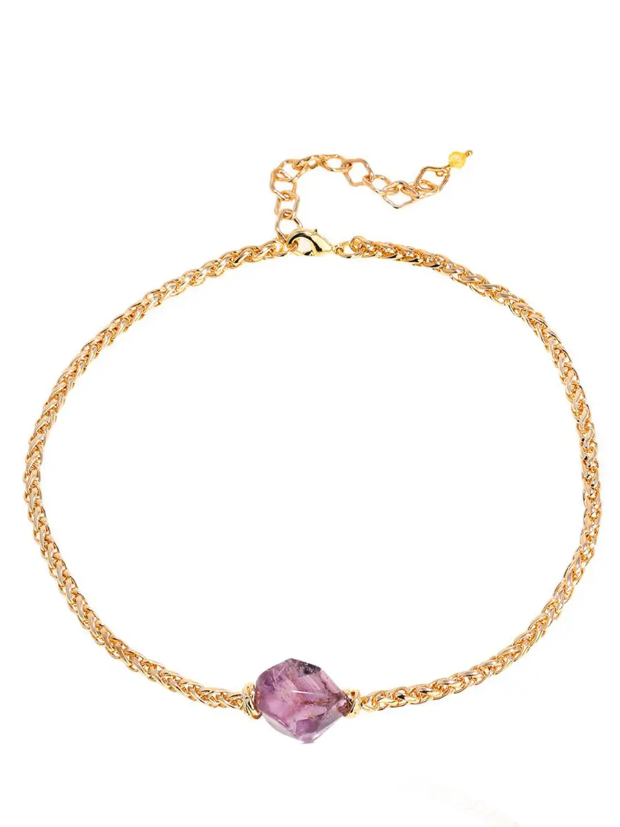 Чокер  с аметрином