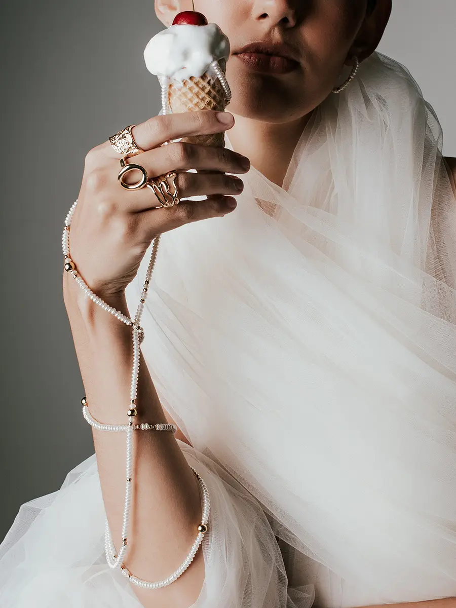 Колье из жемчуга