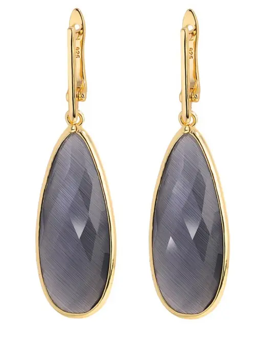 Серьги с каплями из камня JEWELLERY BAR