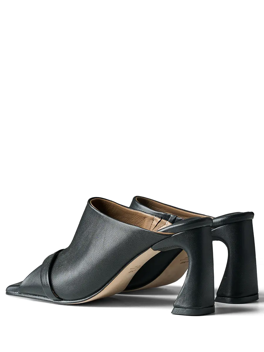 Мюли кожаные