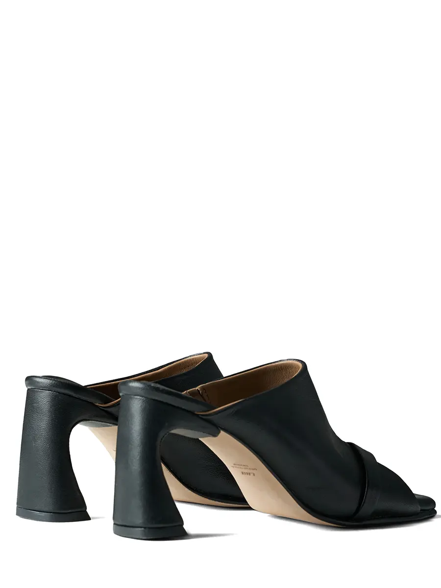 Мюли кожаные