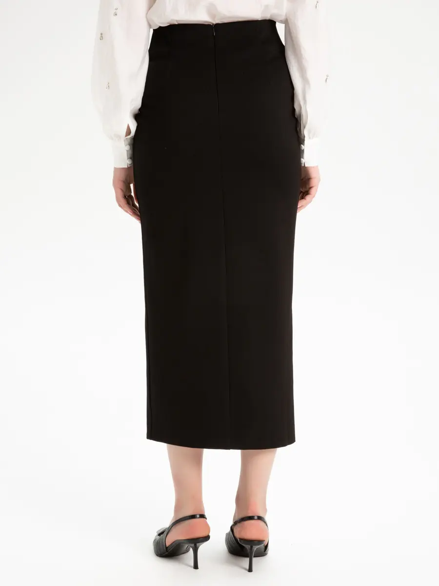 Юбка однотонная