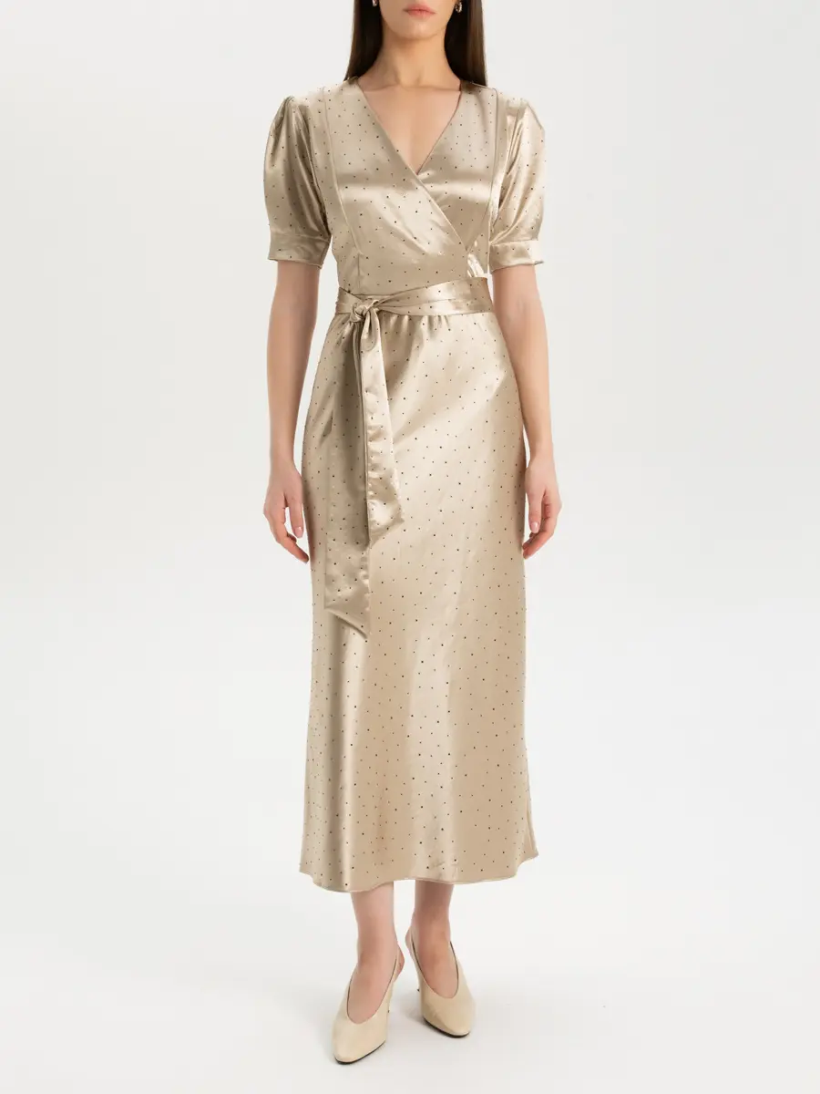 Платье однотонное