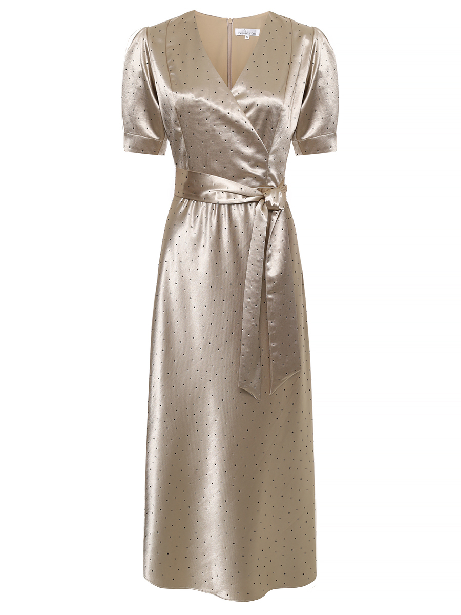 Платье однотонное