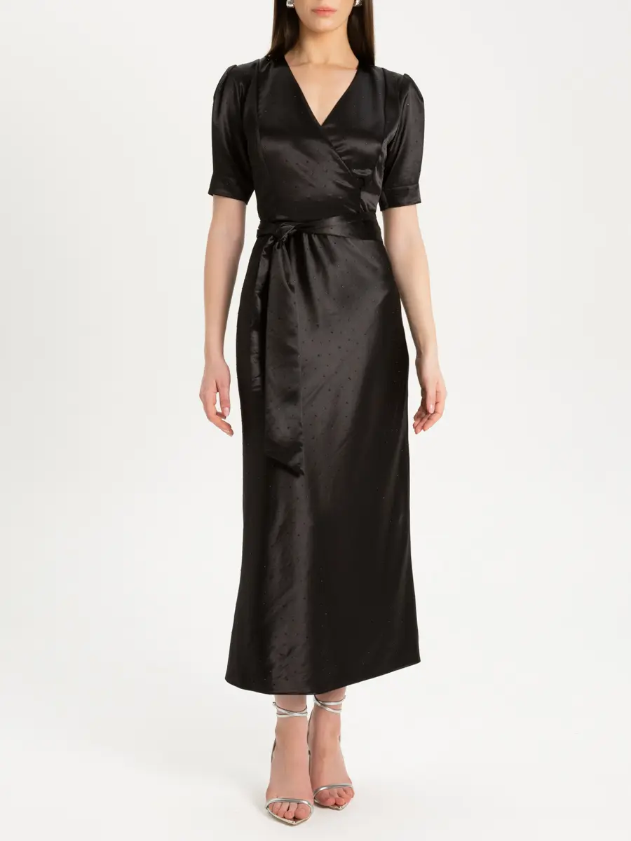 Платье однотонное