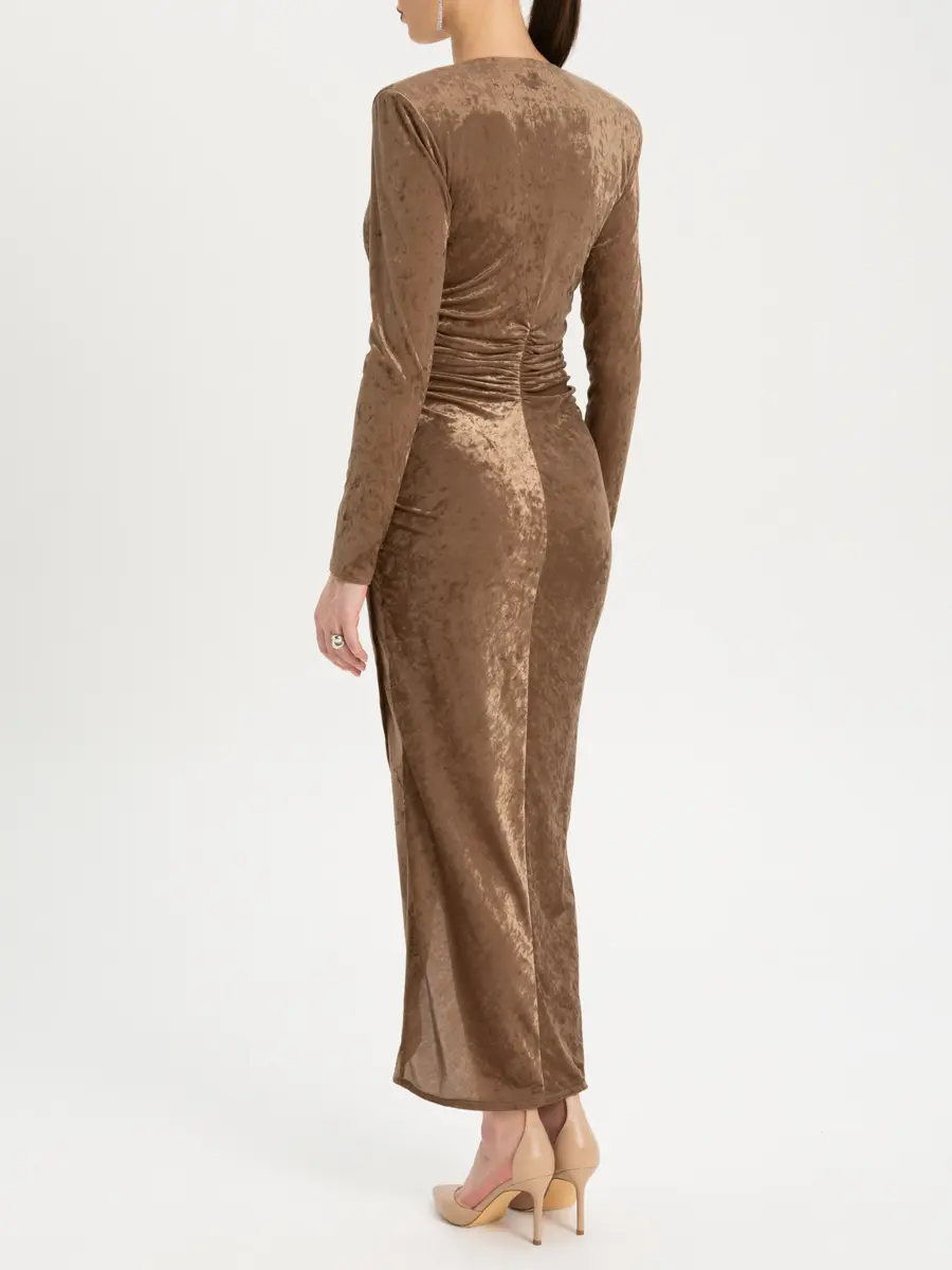 Платье однотонное