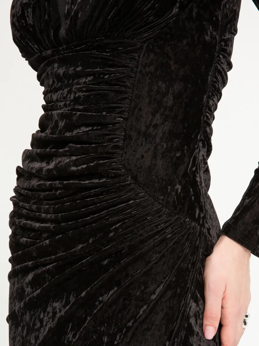 Платье однотонное