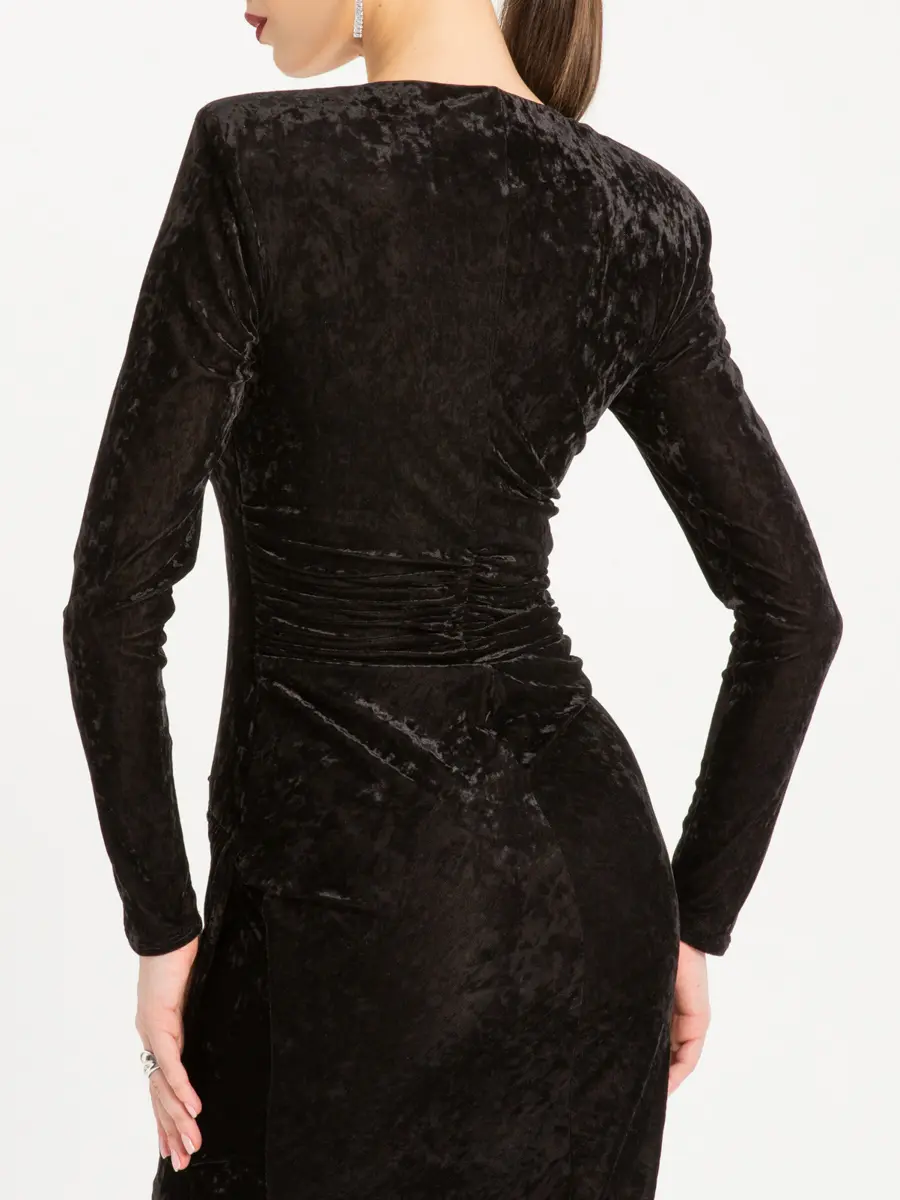 Платье однотонное