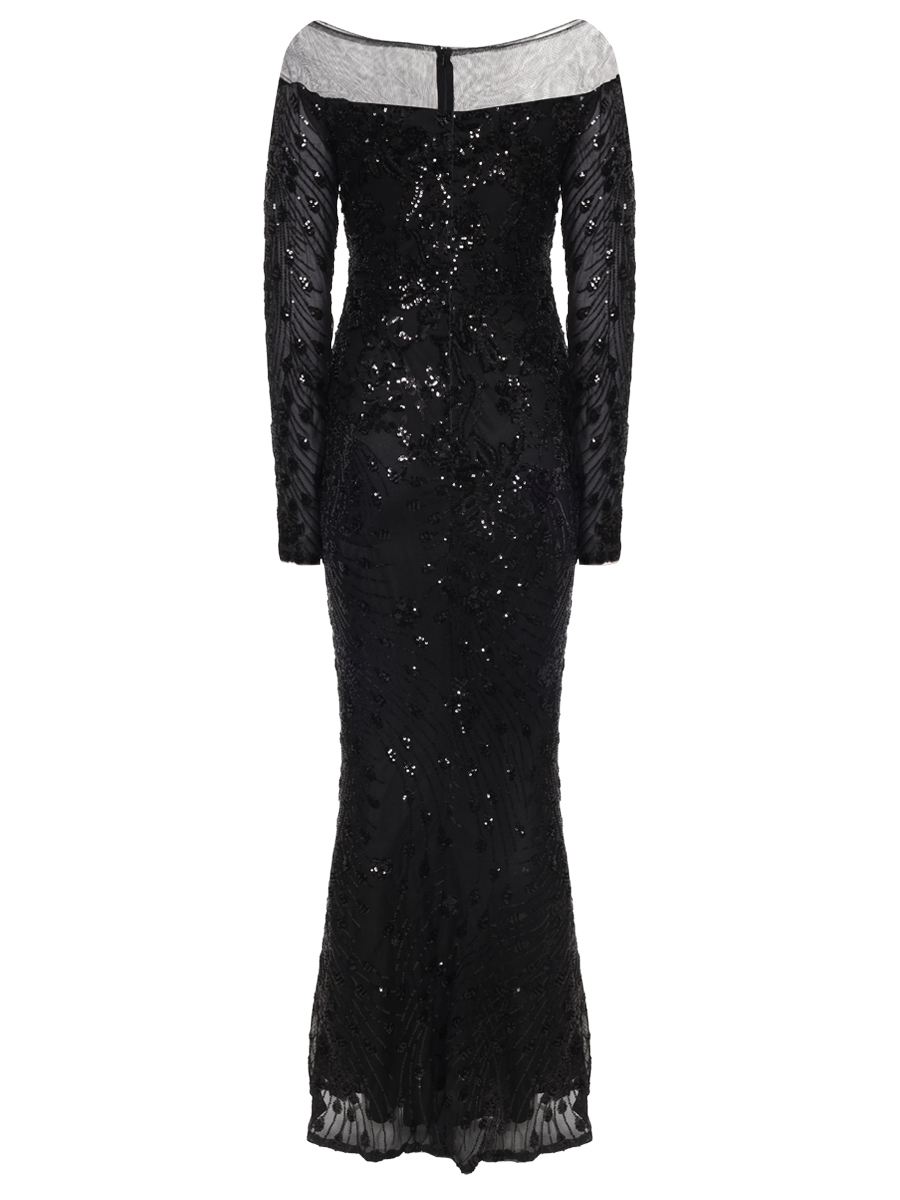 Платье с пайетками