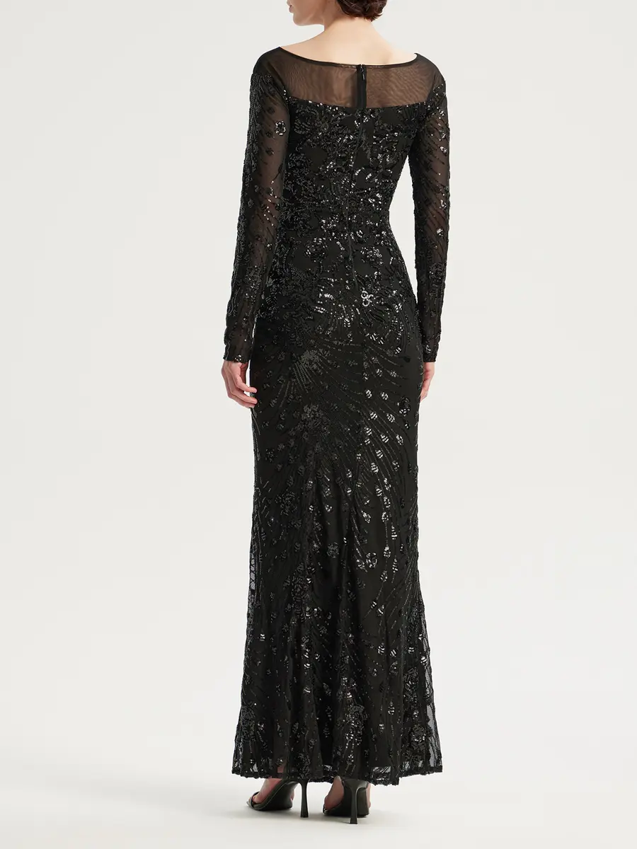 Платье с пайетками