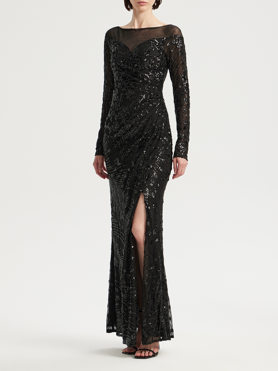 Платье с пайетками