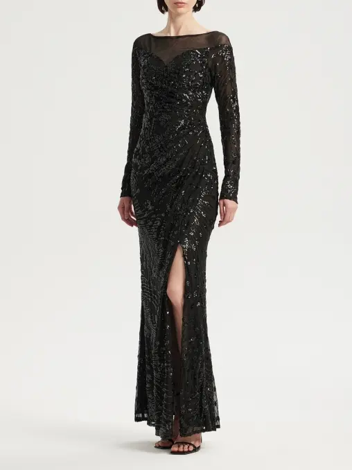 Платье с пайетками EMILIA DELL'ORO