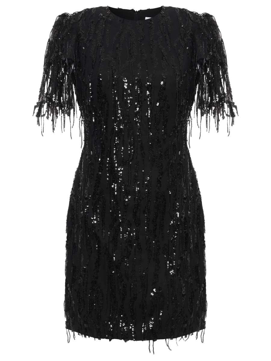 Платье с пайетками