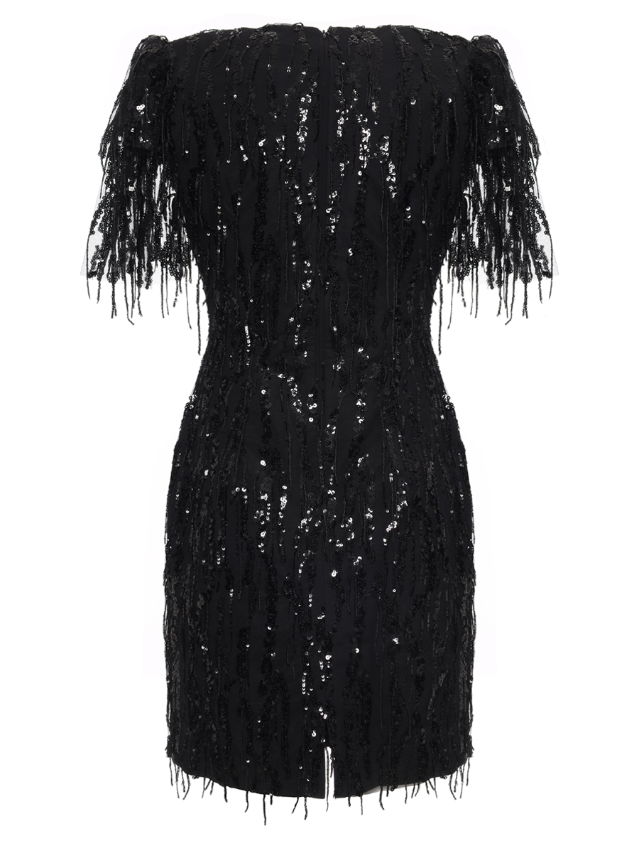 Платье с пайетками
