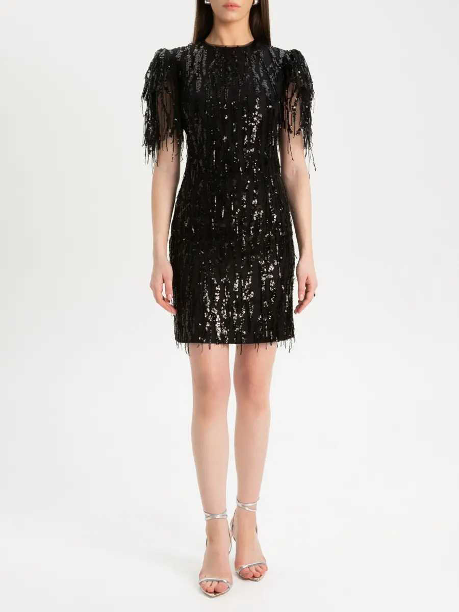 Платье с пайетками