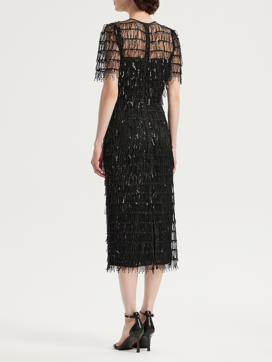 Платье с пайетками