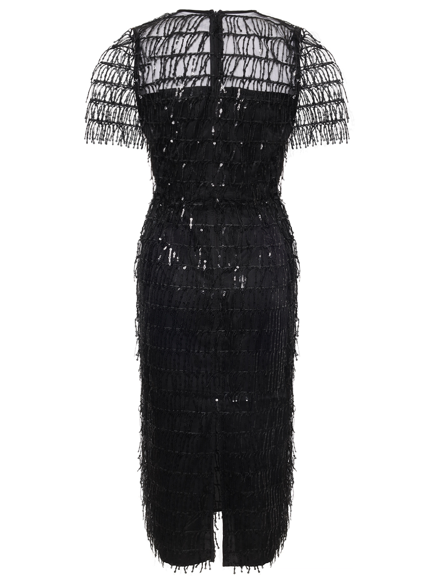 Платье с пайетками