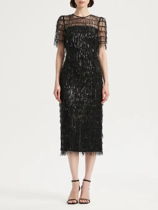 Платье с пайетками EMILIA DELL'ORO