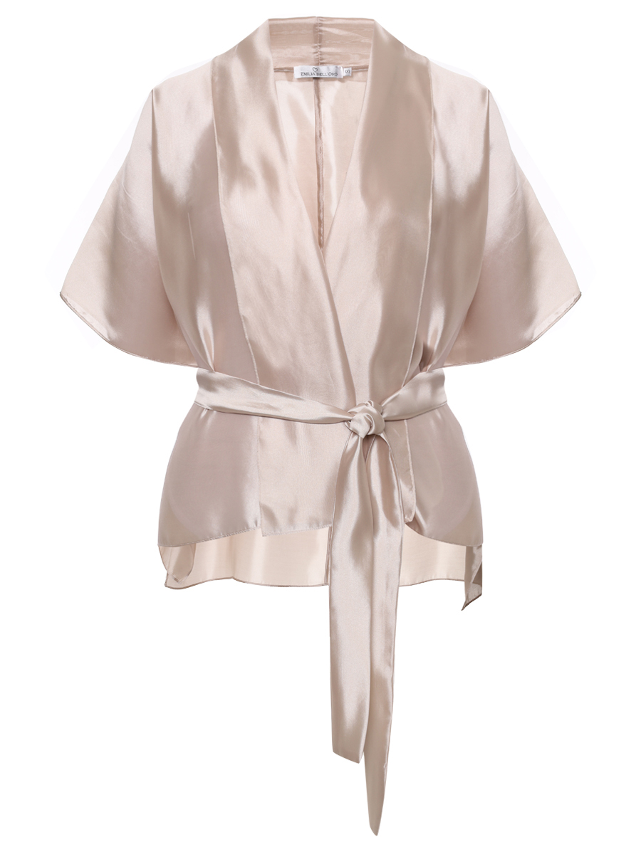 Блуза однотонная