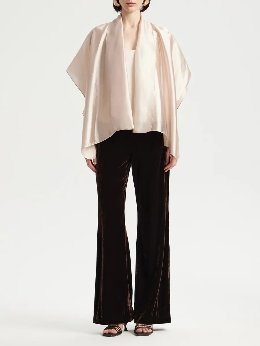 Блуза однотонная