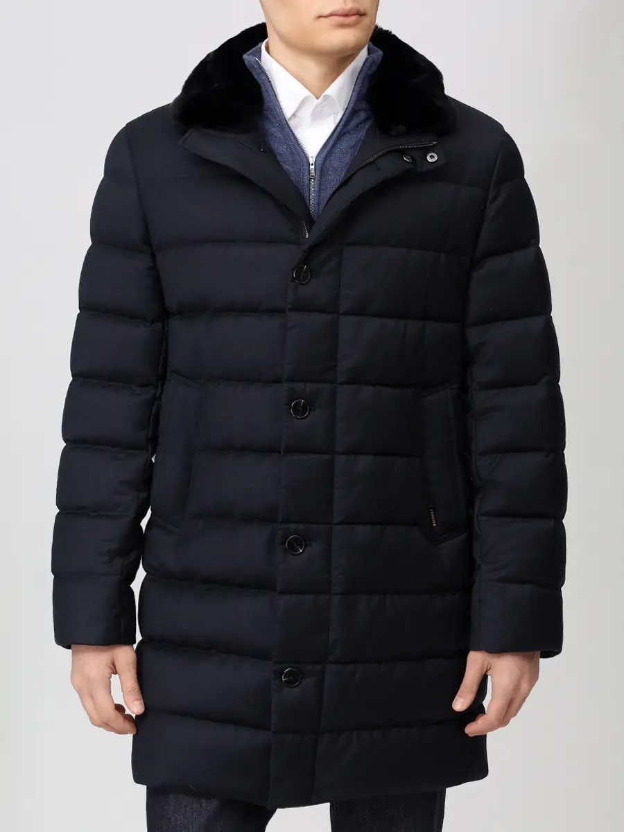 Пуховик стеганый