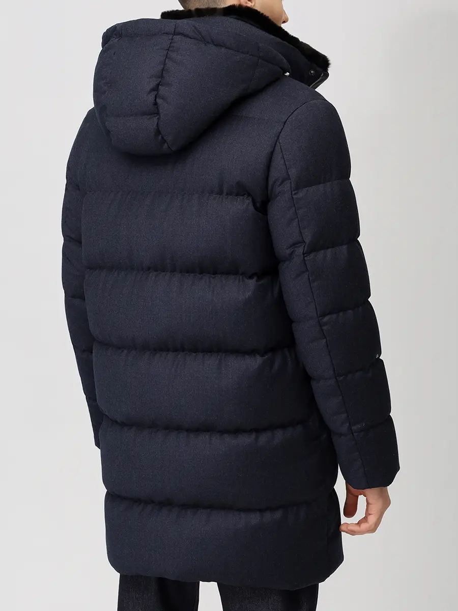 Пуховик стеганый