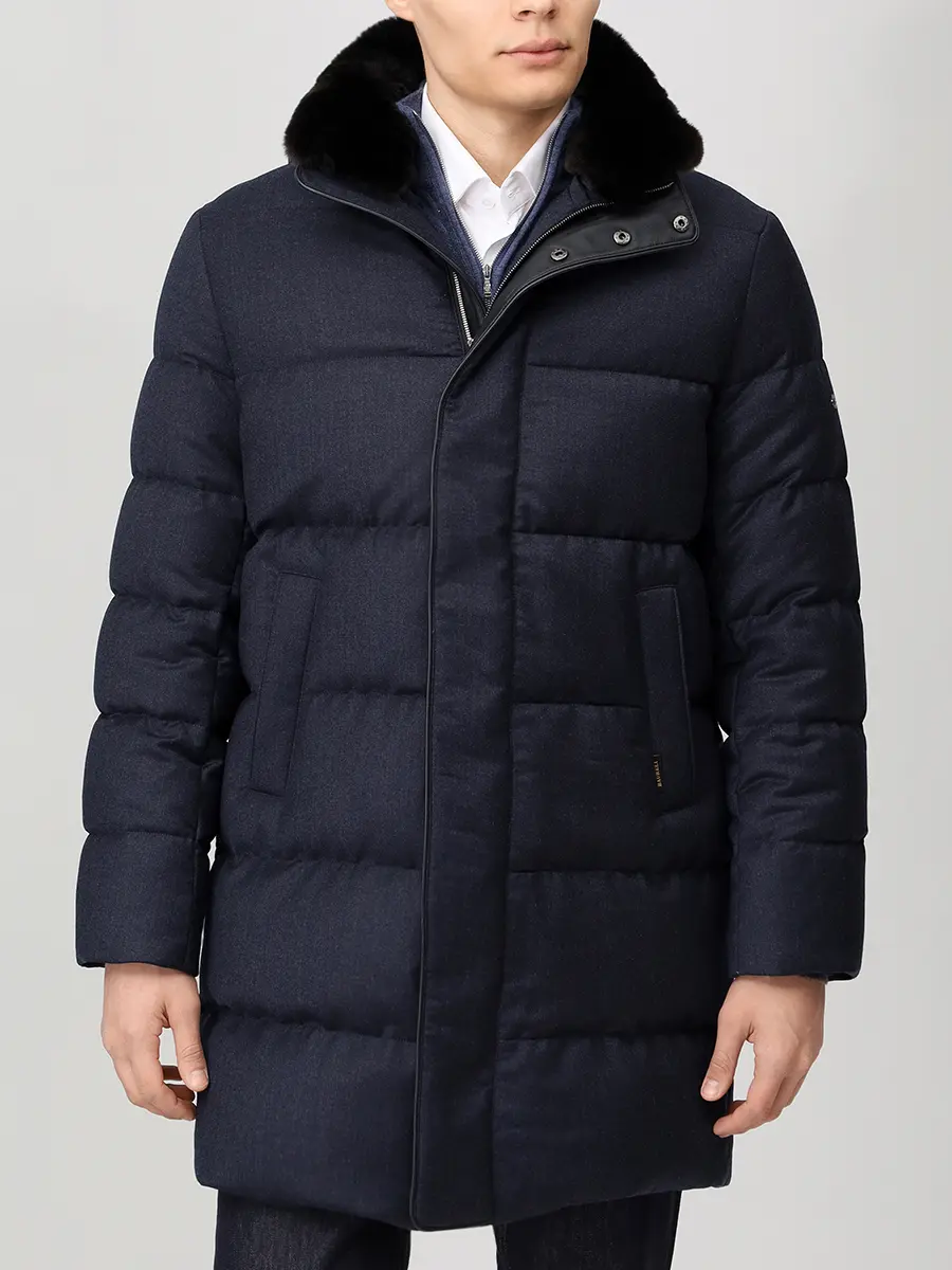 Пуховик стеганый