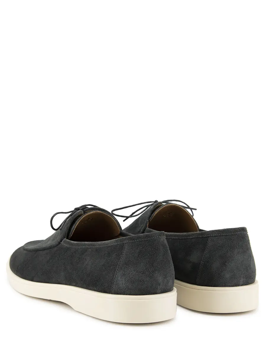 Лоферы замшевые