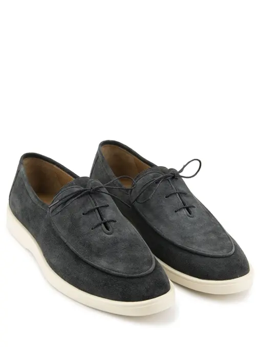 Лоферы замшевые BARDINI