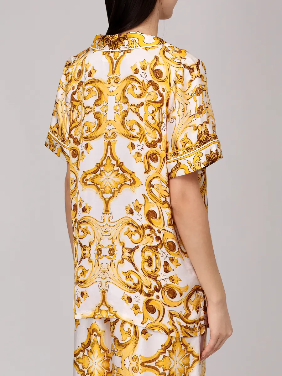 Костюм из шелка и вискозы Dolce