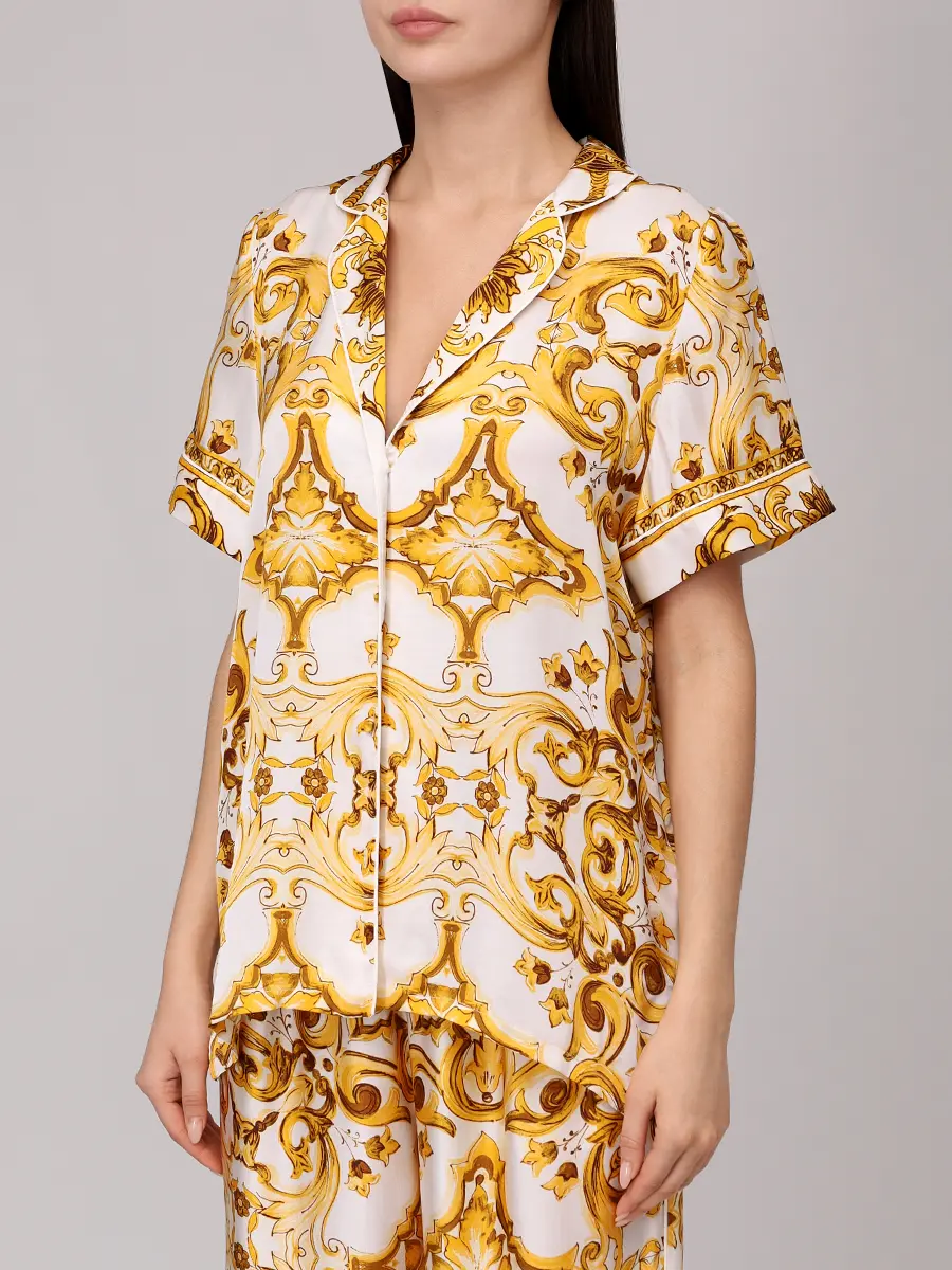 Костюм из шелка и вискозы Dolce