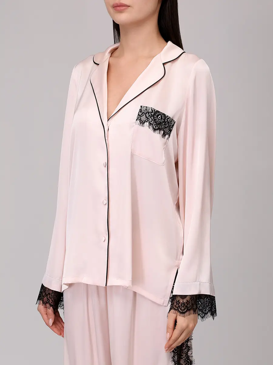 Костюм из шелка и вискозы