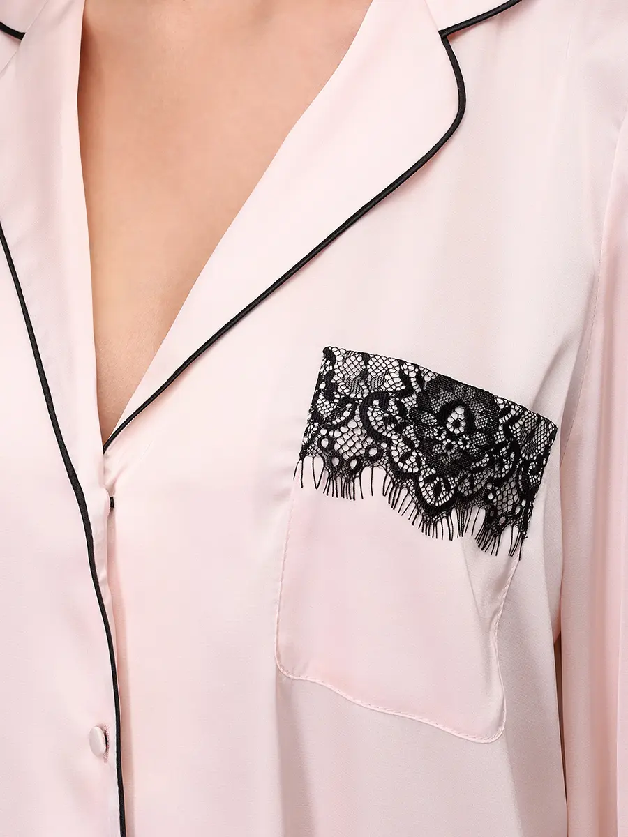 Костюм из шелка и вискозы