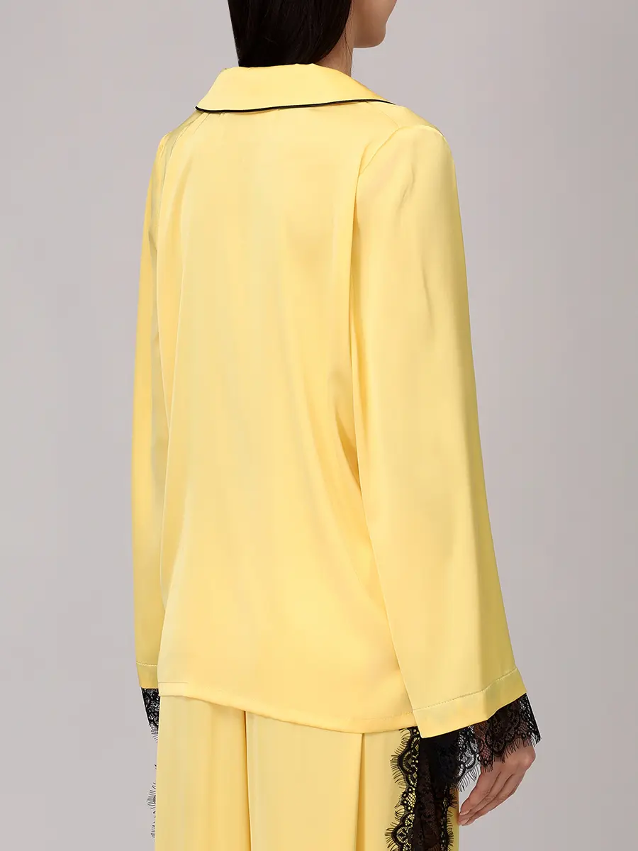 Костюм из шелка и вискозы