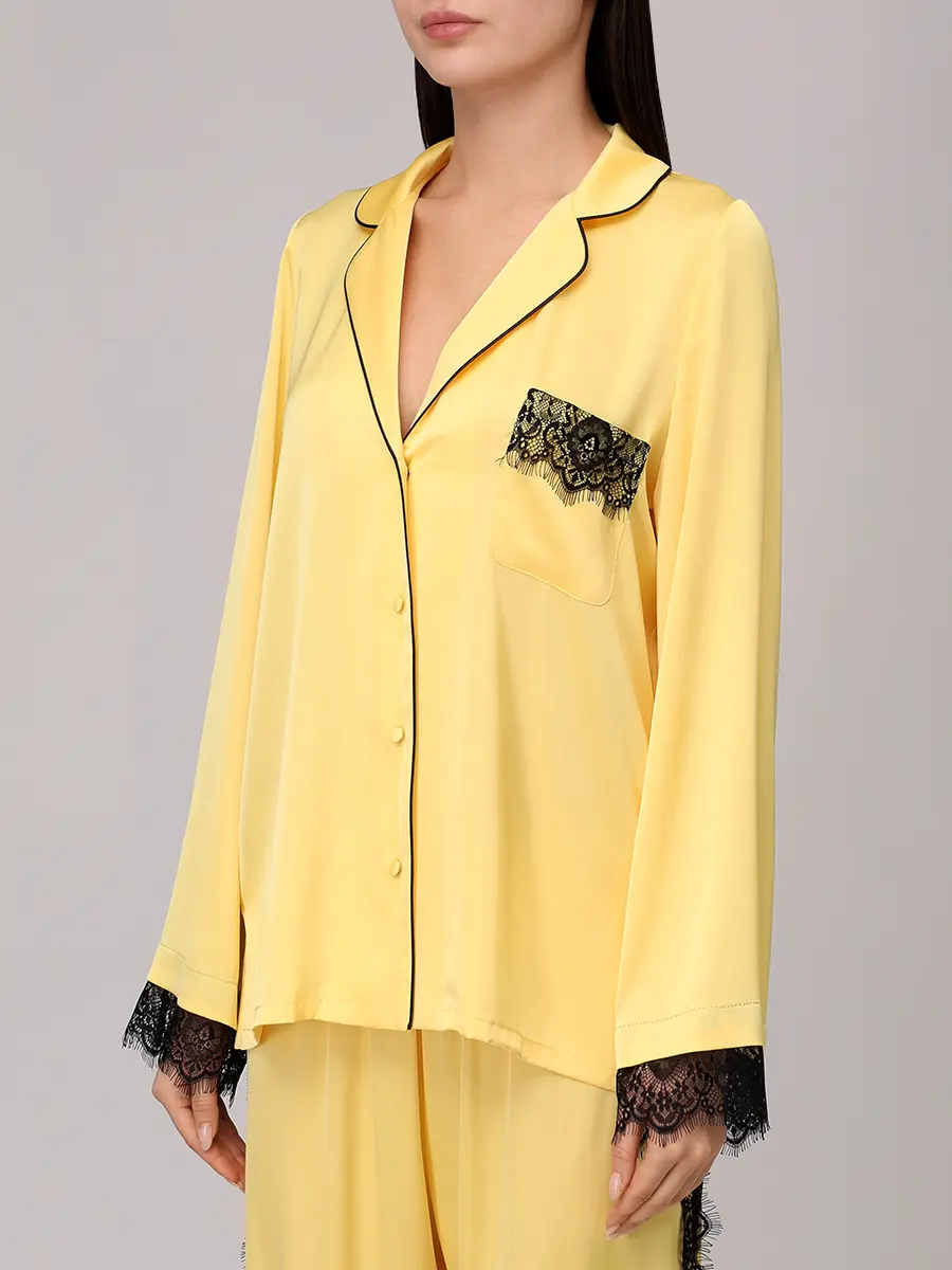 Костюм из шелка и вискозы