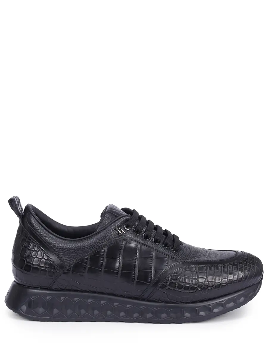 Кроссовки из кожи крокодила