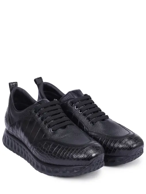 Кроссовки из кожи крокодила ARTIOLI